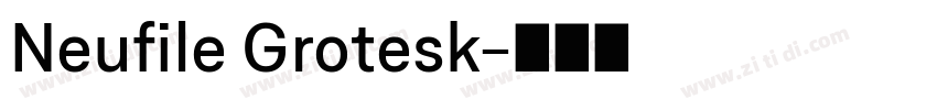 Neufile Grotesk字体转换